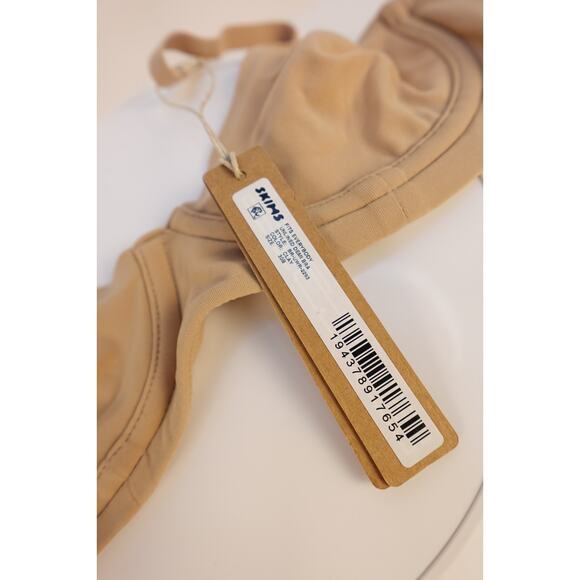 NWT SKIMS Fits Everybody Push-Up Demi Bra • Style BR-UWR-2293 • Color Clay • 30B - Picture 7 of 12